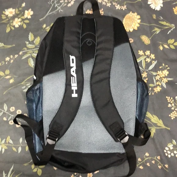 Head Core Performance Classic Large Tennis Racket Backpack Bag in Black and Blue - Picture 5 of 9